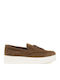Suede Herren Mokassins in Braune Farbe