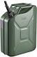 Vevor Double Position Fuel Can Metallic with Extension Tube 20lt Green