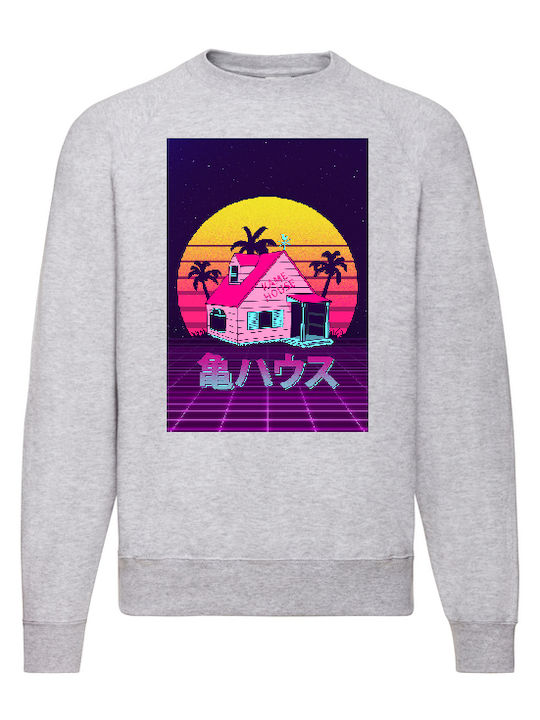 Γκρι Φούτερ Sweatshirt Sweater Dragon Ball No2 ...
