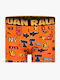 Men's Orange Boxer With Printed