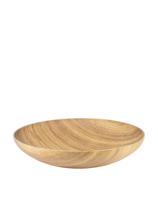 Raki Willow Buffet Πιάτο Βαθύ Ξύλινο