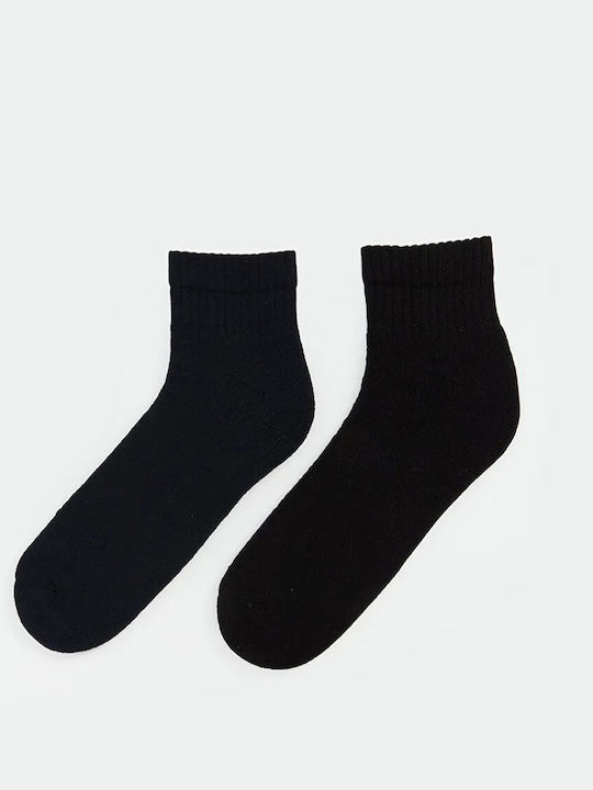 Calzedoro Herren Socken Schwarz 2er Pack