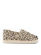 Kids Espadrilles With Hoop & Loop Closure Beige