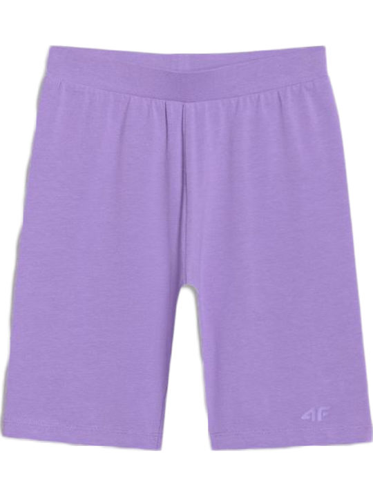 Kids Cycling Short Leggings Purple