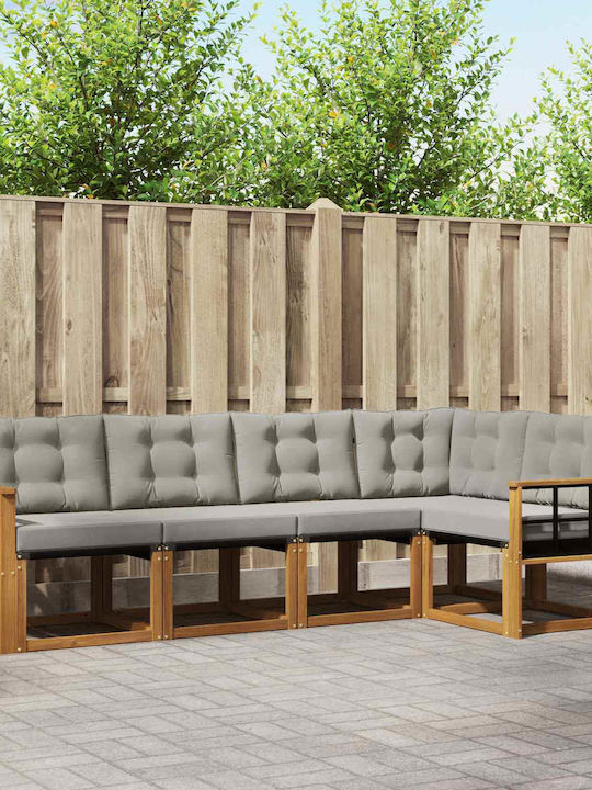 Corner Outdoor Sofa from Pallets with Cushions ...