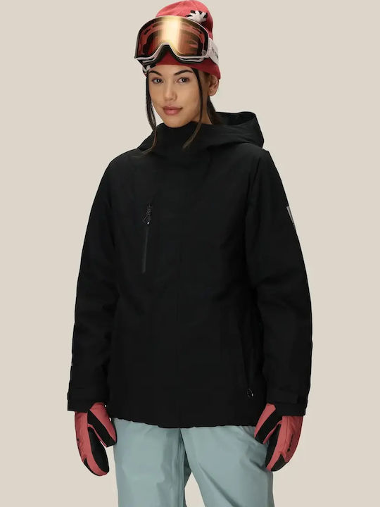 686 I-008299-19 Γυναικείο Μπουφάν Gore-Tex για Σκι & Snowboard Μαύρο