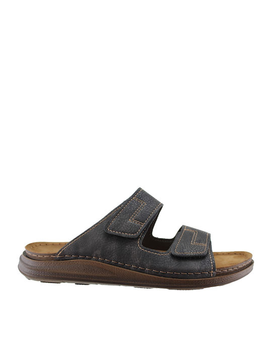 Inblu Anatomico Men's Sandals In Black Color