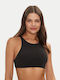 High Neck Bikini Top Black KW0KW02736-BEH