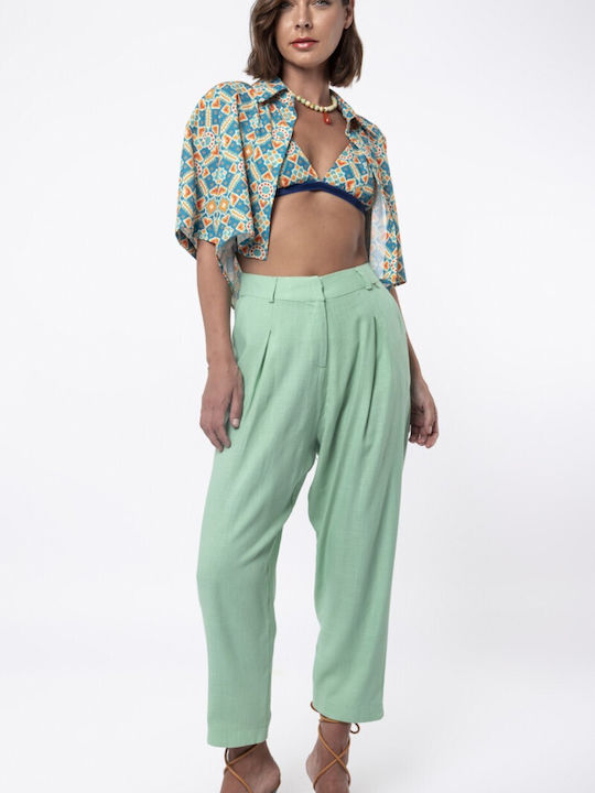 Helmi Bralette Triangel Träger Blau