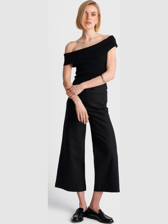Women's Off-Shoulder Blouse Black