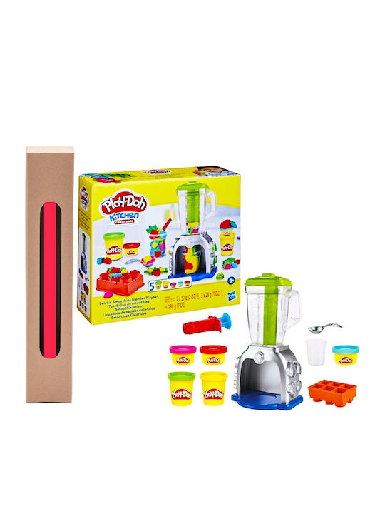 Play-Doh Πλαστελίνη - Παιχνίδι Swirlin' Smoothies Blender Για 3+ Ετών Hasbro