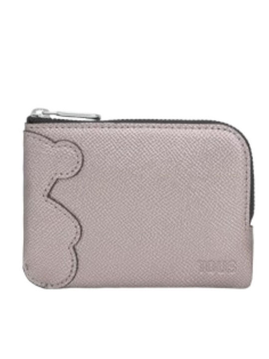T Bear Anniversary Leather Women's Wallet Silver