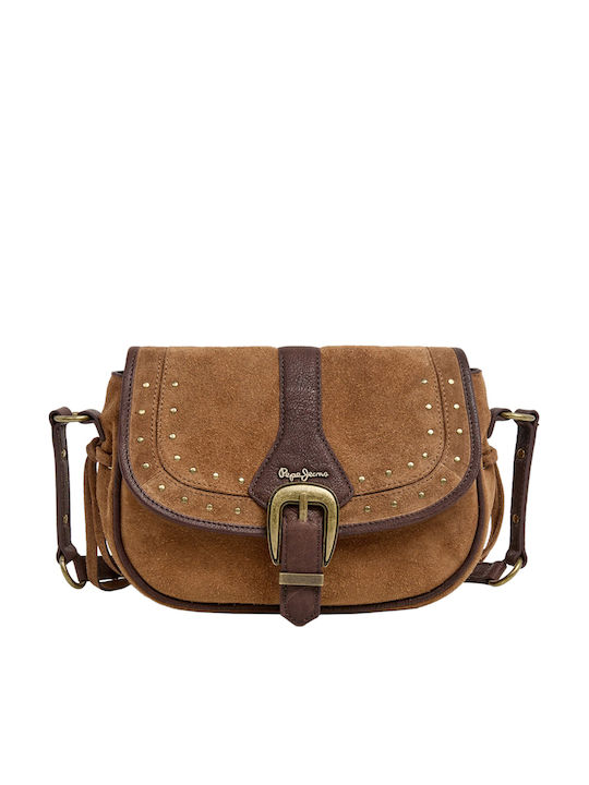 Leonor Angie Women's Shoulder Bag Tabac Brown