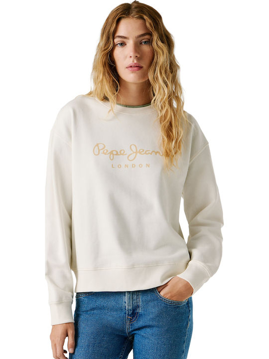 Pepe Jeans Women's Sweatshirt Antique White