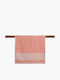 Nef-Nef Homeware Hand Towel Floriva Coral 30x50cm Coral Weight 500gsm
