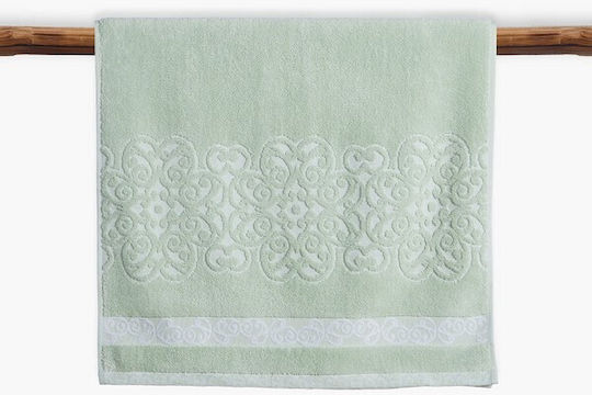 Nef-Nef Homeware Πετσέτα Χεριών Zaphira 30x50εκ. Mint Βάρους 550gr/m²