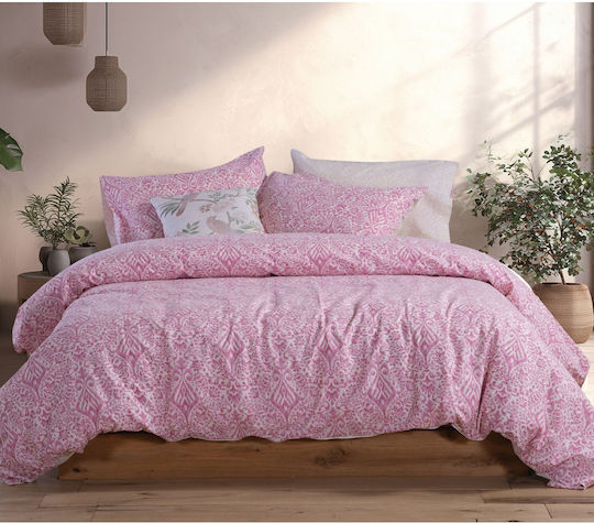 Nef-Nef Homeware Jetrix Комплект Чаршафи За Кралско Легло С Ластик 160x200+35см Лилав (4 Броя)