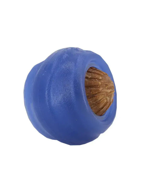 Starmark Treat Ball Dog Toy Rubber Large Beige