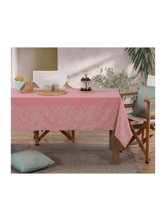 Nef-Nef Homeware Τραπεζομάντηλο Floriva Coral 140x140εκ.