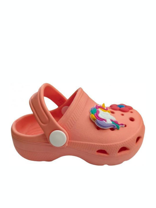 Kids Beach Clogs Orange