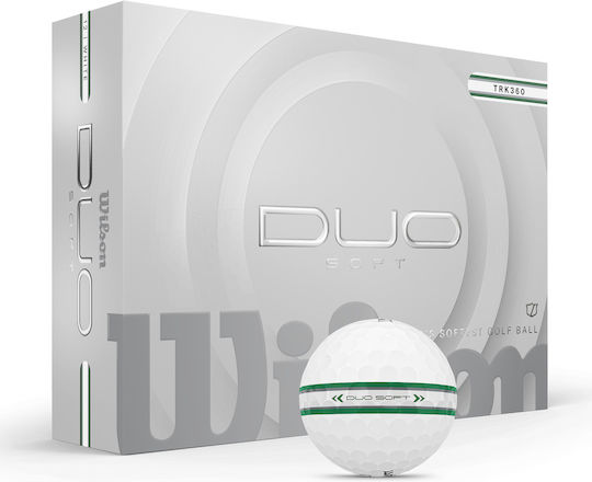 Minge De Golf Wilson Duo Soft Trk360 Gri Argintiu 12 Bucăți
