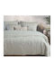 Nef-Nef Homeware Emily Coverlet Double Cotton Green 230x240cm