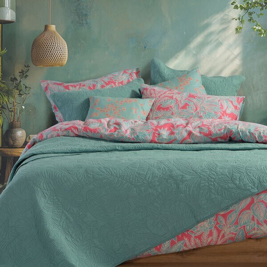 Nef-Nef Homeware Charisma Coverlet Double Green 230x240cm