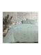 Nef-Nef Homeware Jetrix Κουβερλί Ημίδιπλο Microfiber Green 180x240cm
