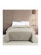 Melinen Κουβερλί King Size Microfiber Grey/beige 260x240cm