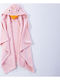 Nef-Nef Homeware Baby Bath Towel-Bathrobe Hooded Spring Happiness Pink 70x120cm