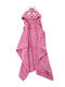 Nef-Nef Homeware Βρεφική Κάπα-Μπουρνούζι με Κουκούλα Fox Wild Rose Wild Rose 70x120εκ.