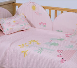 Nef-Nef Homeware Κουβέρτα Κούνιας Spring Happiness 110x150εκ.