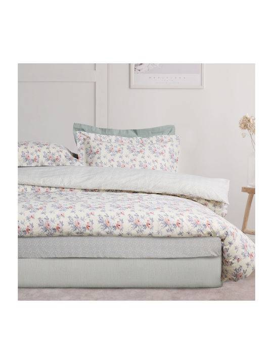 Das Home Super-Double Bed Sheets Set with Rubber Hugger 170x200+35cm 4 Pieces