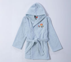 Nef-Nef Homeware Παιδικό Μπουρνούζι Super Boy L.blue με Κουκούλα