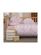 Nef-Nef Homeware Set Baby Bettlaken Für Krippe Baumwolle Spring Happiness Rosa 120x170cm 3 Stück
