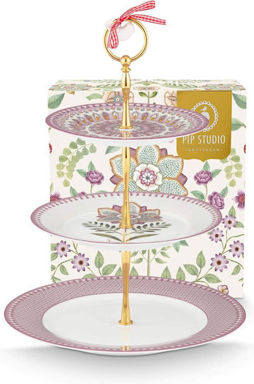 PiP Studio Εταζέρα από Πορσελάνη Ø17cm Π21xΜ26.5cm PiP Studio Εταζέρα από Πορσελάνη Ø17cm Π21xΜ26.5cm