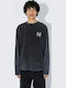 Long Sleeve Blouse Washed Black