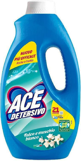 Ace Υγρό Απορρυπαντικό για Λευκά Ρούχα (21 Μεζούρες)