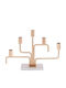 Iliadis Metal Candle Holder in Gold Colour 35x25x8cm