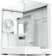 APNX Gaming Midi Tower Computer Case with Side Window and ARGB Lighting White