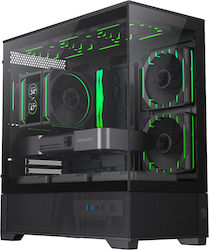 GameMax Vista 2 MB Gaming Mini-Turm mit Seitenfenster GameMax Vista 2 MB Gaming Mini-Turm mit Seitenfenster