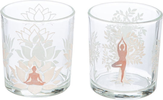 ArteLibre Lantern Glass Tabletop Transparent
