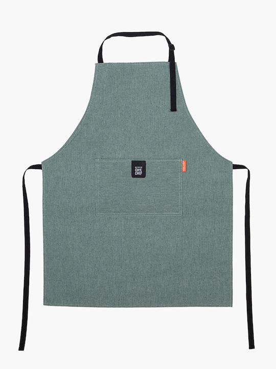 Nef-Nef Homeware Lorin Kitchen Apron Green 86x60cm