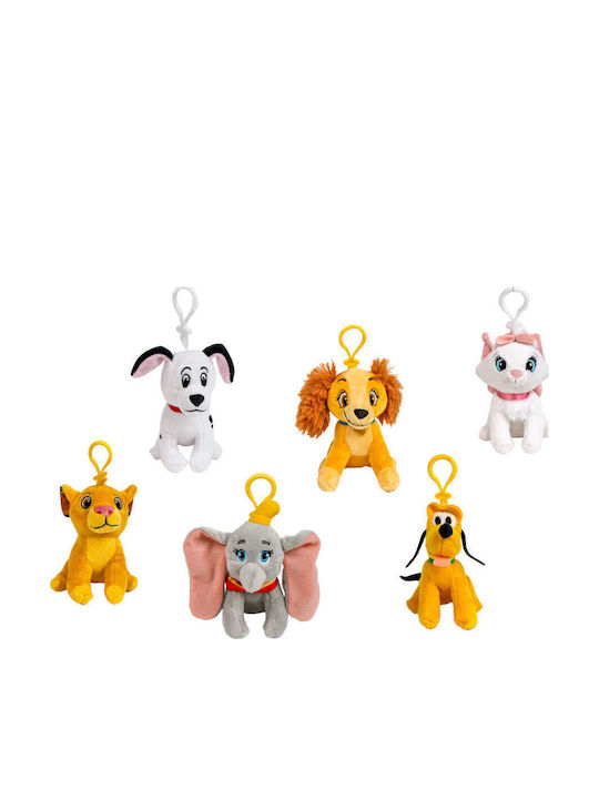 Disney Classics Plush Keychain 12cm 12 Τεμ