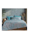 Nef-Nef Homeware Charisma Bettlaken Set Doppel 200x270cm Blau (4 Stück)