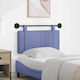vidaXL Fabric Bed Headboard Cushion Blue 100x55cm