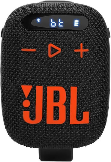JBL Wind 3 Ηχείο Bluetooth 5W με Ραδιόφωνο και Διάρκεια Μπαταρίας έως 2.5 ώρες Black/Orange