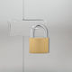 vidaXL Brass Padlock Lengthened with Key 91mm