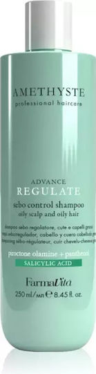 Farmavita Amethyste Advance Regulate Cleansing Shampoo Oily Scalp 250 Ml