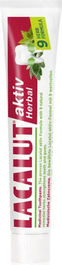 Lacalut Aktiv Herbal Pastă de Dinți Întărire Dinți Gingii 75 Ml